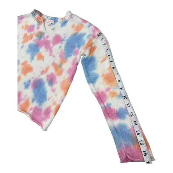 Design History Tie-Dye Sweater - Girls' Size MediumPink/Blue/ Orange Pastel - Picture 6 of 11